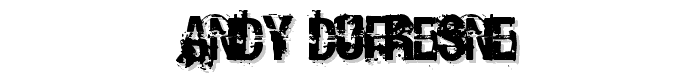 Andy Dufresne font
